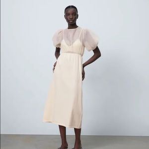 NWT Zara Contrasting Knit Dress